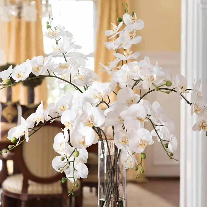 Artificial Flowers Real Touch Orchid